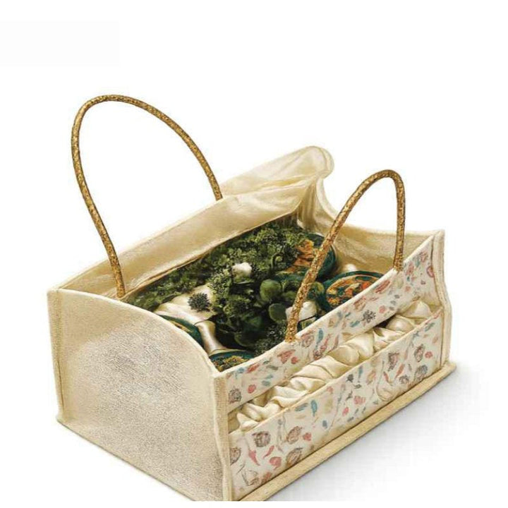 Diwali hamper bag ready for direct shipping to an employee's home