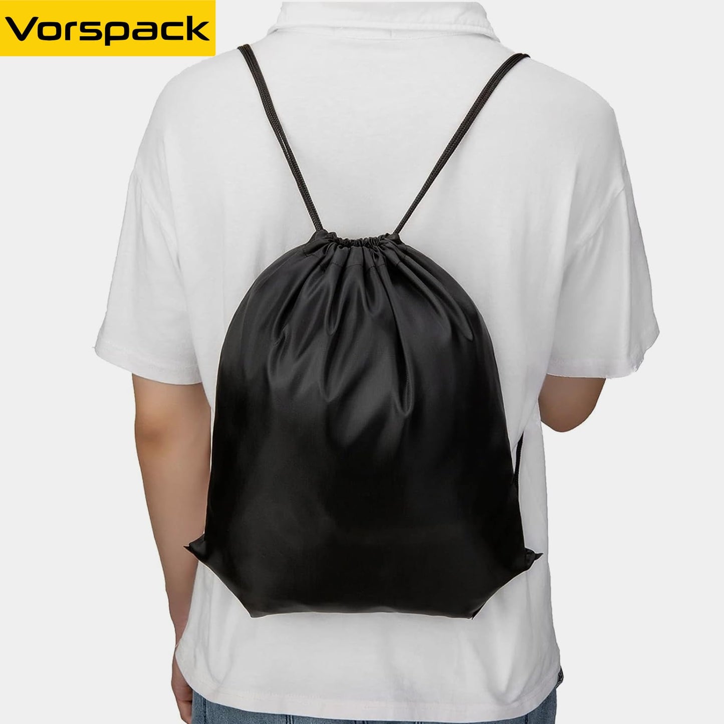 Optima Premium Drawstring Backpack - 100 Pack, 20 Colors, Customizable