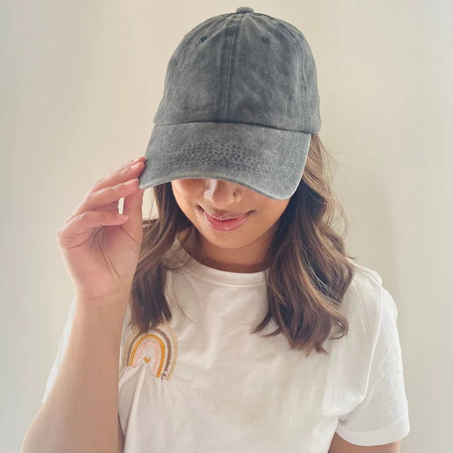 Optima Vintage Washed Baseball Cap - Distressed Dad Hat, One Size