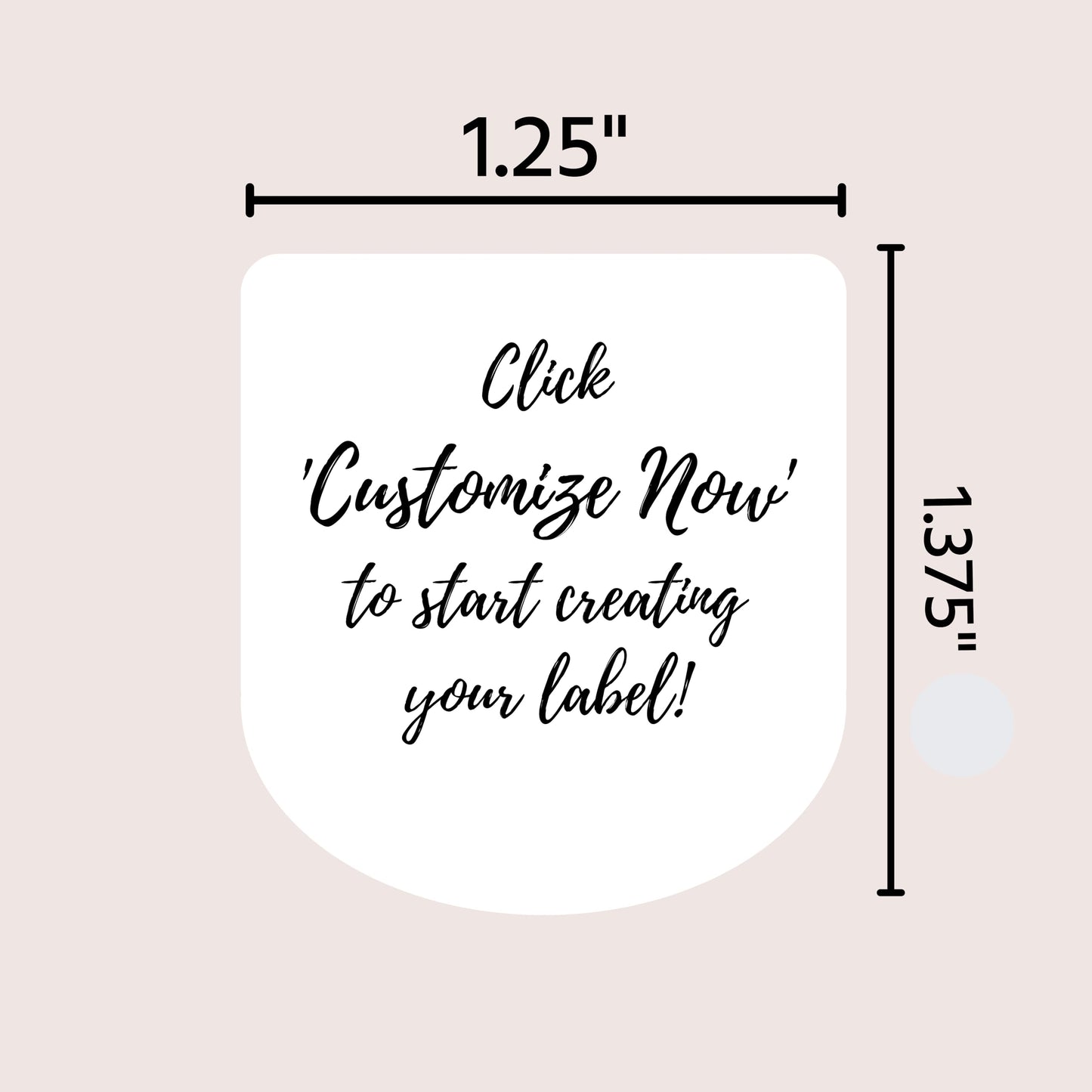 Optima Custom Hand Sanitizer Labels - Personalized Sheet of 30
