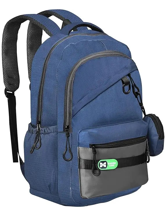 Clouds Love Stylish & Trendy Water Resistant High Storage School Collage Travel Backpack(Blue) Bag for Boys & Girls optima-bags