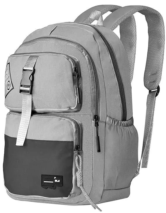 Clouds love Laptop Backpacks 15.6 Inch College Cute Bookbag Anti Theft Women Casual backpack for Teen Girls (Grey)Combo Optima