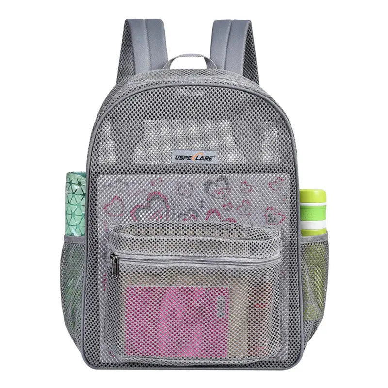 High Load-bearing Mesh Backpack Transparent And Simple optima-bags