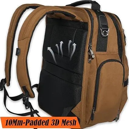 OPTIMA 24H Business Laptop Backpack,17-Pockets Work Backpack,28L Durable Business backpack, Professional backpack for men, 16-Inch laptop executive backpack, Business laptop backpack for men Optima Inc