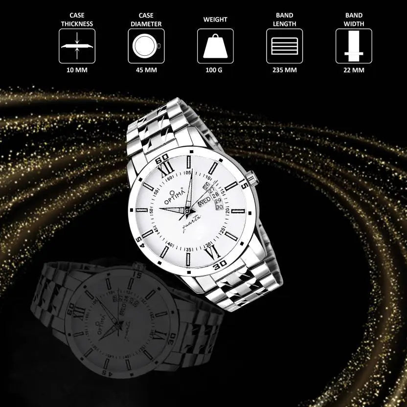 TRENDING DAY & DATE FUNCTIONING Analog Watch - For Men OMD-615 Optima