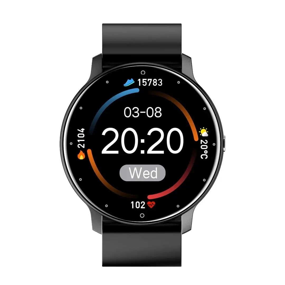 OPTIMA Pulse Smart Watch 1.3",120+ Sports Modes, 240*240 PX High Res with SpO2, Heart Rate Monitoring & IP67 Rating Optima