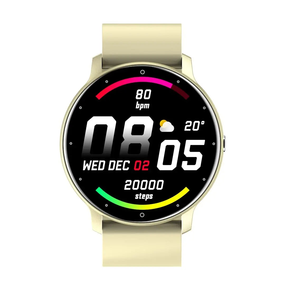 OPTIMA Pulse Smart Watch 1.3",120+ Sports Modes, 240*240 PX High Res with SpO2, Heart Rate Monitoring & IP67 Rating Optima