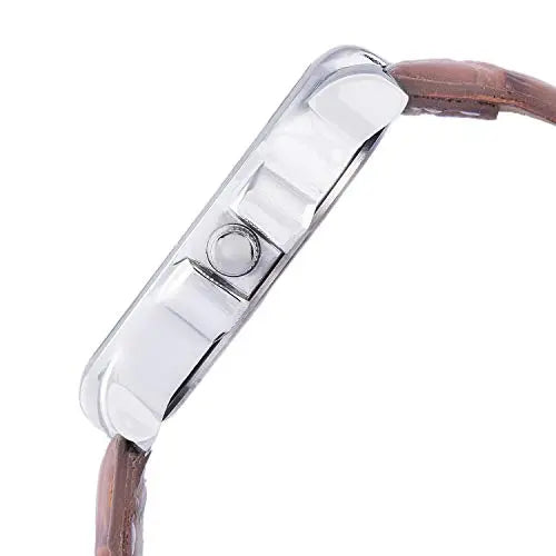 Optima Watch Men's Fashion Water Resistant Sports Slim Analogue Quartz Stainless Steel Leather Watches Mens Bracelet (Brown) optima-bags