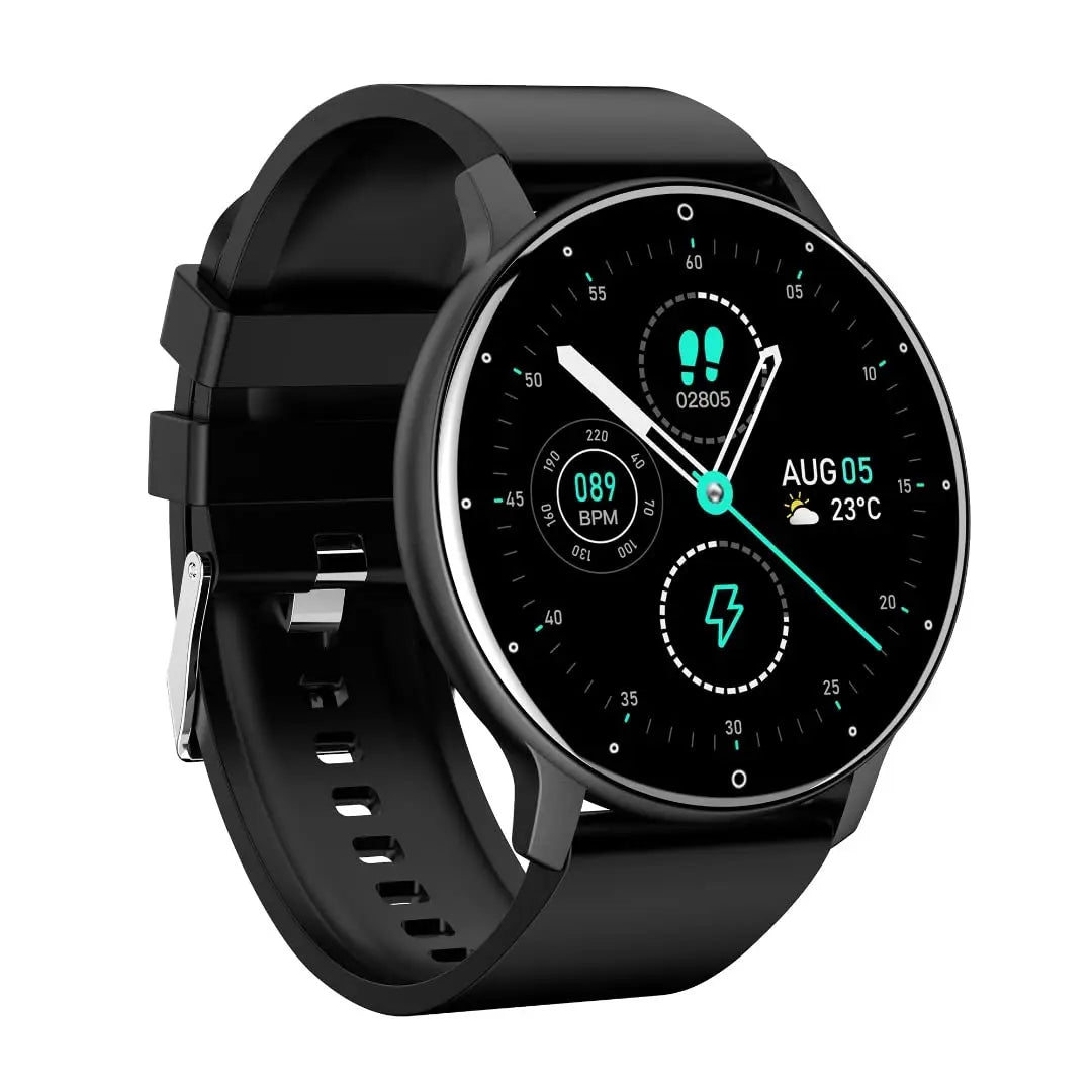 OPTIMA Pulse Smart Watch 1.3",120+ Sports Modes, 240*240 PX High Res with SpO2, Heart Rate Monitoring & IP67 Rating Optima