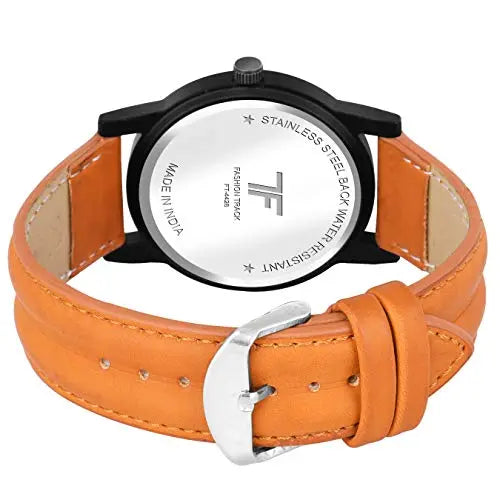 Fashion Track Analogue Black Dial Men's Watch optima-bags