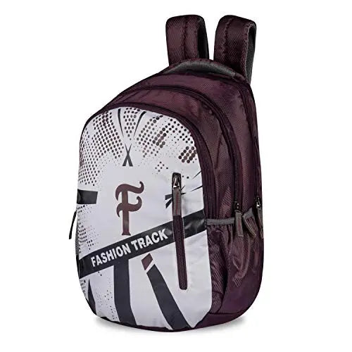 FASHION TRACK Polyester 15.6-inch  Backpack Optima (Purple) optima-bags