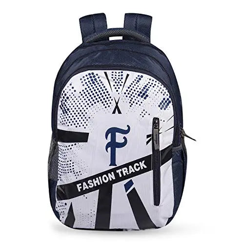 Fashion Track Polyester 15.6-inch Backpack (Blue) optima-bags