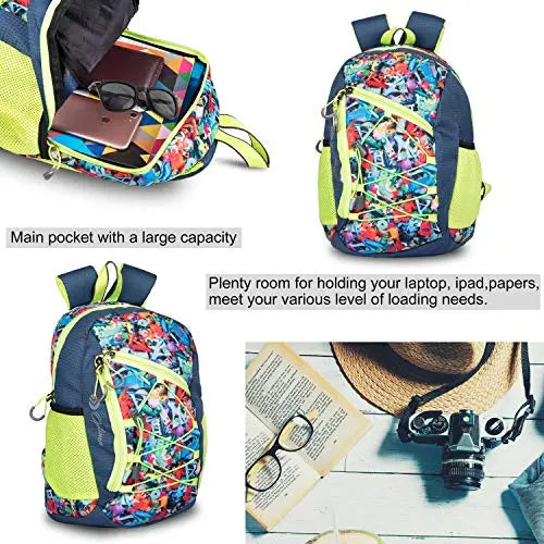 OPTIMA Waterproof Neoprene design Blue Waterproof Kid's School Bag optima-bags