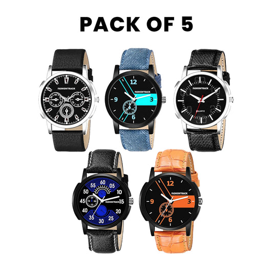 "Virat Kohli's Favorite: FASHION TRACK Men's Watch - Stylish & Functional"