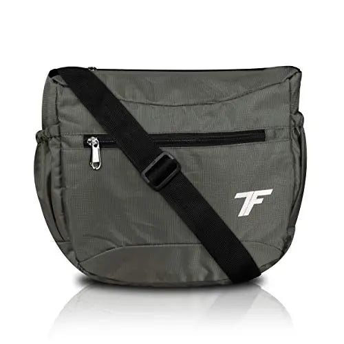 Stylish-Grey-Polyester-Sling-Bag-by-Leading-Duro-Bag-Manufacturing-Company Optima Inc