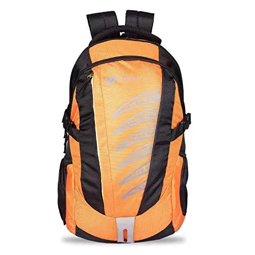 Optima-Back-to-Adventure-Series-Backpack-in-Orange-Black-Trending-Rice-Bag-Printing-by-Leading-Brand Optima Inc