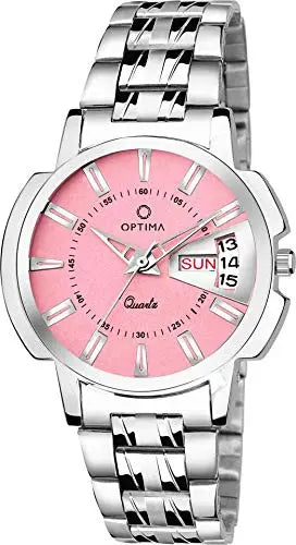 "Discover the Stylish OPTIMA Day and Date Pink Watch Trending in Odisha"