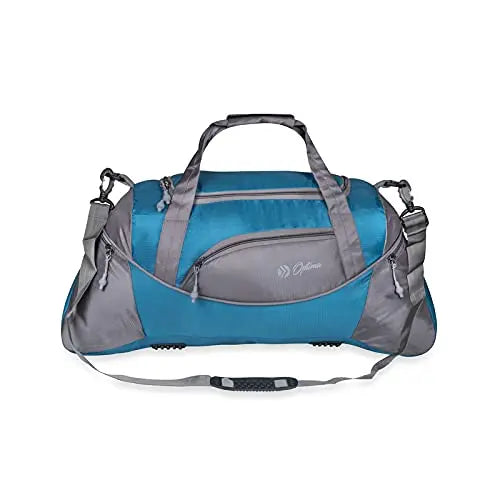 "Ultimate Optima Gym Bag with Wet Pocket & Shoe: Your Social Media Companion!"