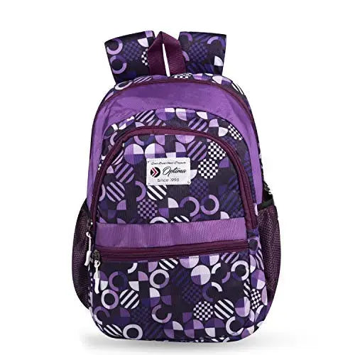 David-Warner-s-Top-Pick-OPTIMA-13.5-inch-Polyester-Water-Resistant-Backpack-in-Stylish-Purple Optima Inc