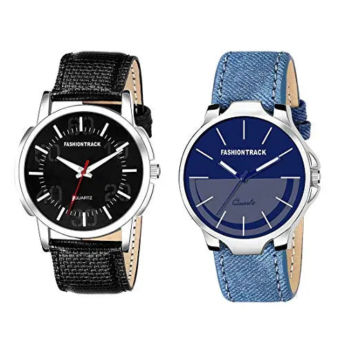 Stylish-OPTIMA-Analog-Watch-Combo-Perfect-Gift-with-Leather-Strap-by-Leading-Brand Optima Inc