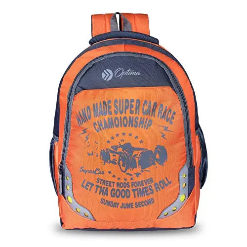 "Discover Adventure-Ready Optima Backpack Series in Vibrant Orange | Bangladesh Trend"