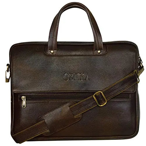 "Anil Ambani's Preferred Choice: OPTIMA Leather Laptop Messenger Organizer Revealed!"