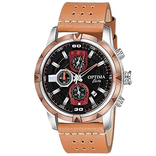 Ultimate-Chronograph-Analog-Watch-for-Men-Luxurious-Design-by-Leading-Brand Optima Inc