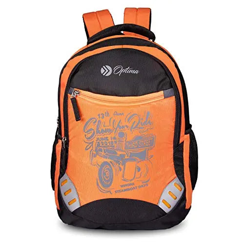 "Optima Back to Adventure Series: Embrace the Birds with Trendy Orange Backpack"