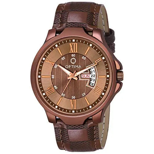 Stylish-OPTIMA-Analogue-Women-s-Watch-in-Brown-Waterproof-Gift-Ideas Optima Inc