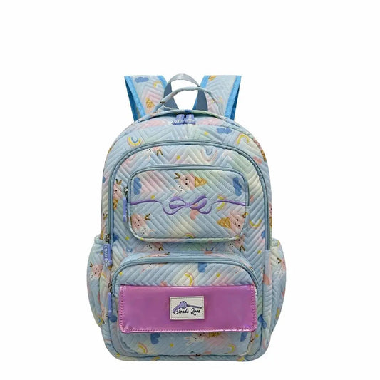 "Top Finance-Friendly Pick: Clouds Love Stylish Waterproof School Bag for Girls Kids"