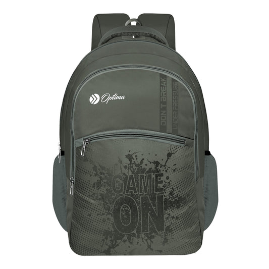 "Test Cricket Ready: Optima Backpack School Bag, Ideal for Men, Women, Boys"