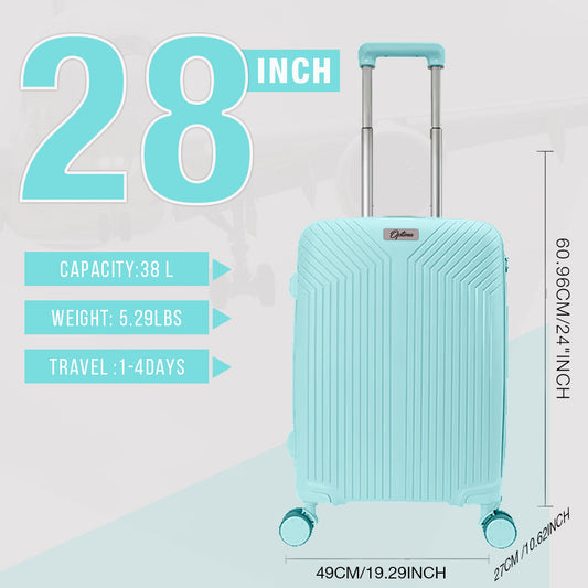 "Top-Notch Travel Companion: OPTIMA 28Inch T.Blue Polycarbonate Suitcase with TSA Lock | October 2 Trend"