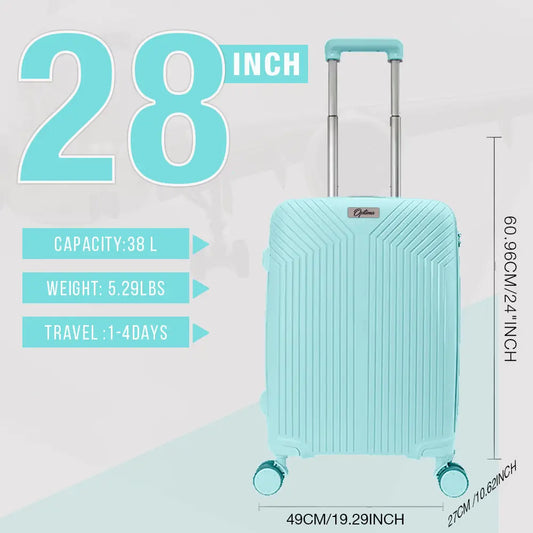 Ultimate-Travel-Companion-OPTIMA-Cabin-Luggage-Large-T.Blue-Polycarbonate-8-Wheel-Spinner-Trolley-Suitcase-for-Jharkhand-Explorers Optima Inc