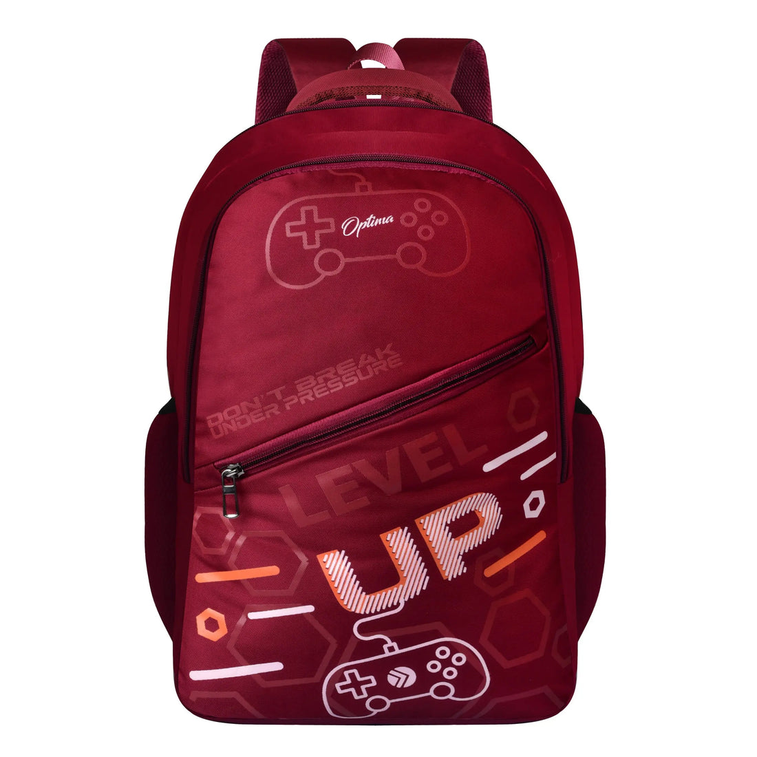 Modern-Red-College-Backpack-with-Smart-Organization-Trending-Jute-Bag-Manufacturers-Near-Me Optima Inc