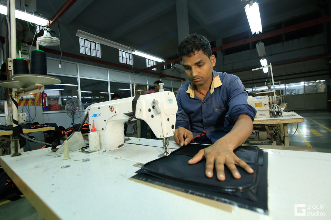 Inside-Optima-Bags-Ethical-Manufacturing-Process-of-Vegan-Leather-Handbags Optima Inc