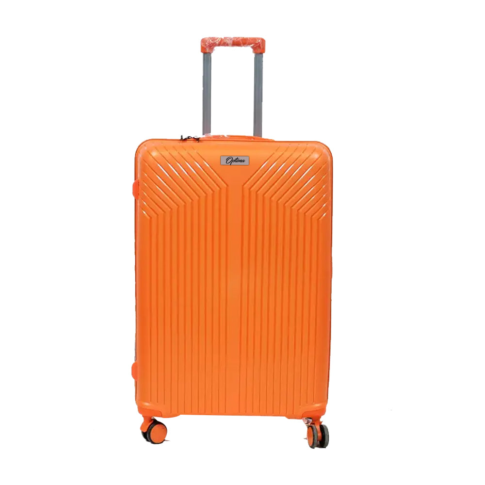 OPTIMA Medium Cabin Polycarbonate Hard-shell Sided 8 Spinner Wheels 360 Degree Wheeling System Luggage/Suitcase Size -24inch