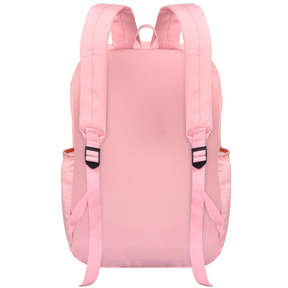 clouds love Backpacks 15.6 Inch College Cute Bookbag Anti Theft Women Casual School backpack for Unisex(Pink)