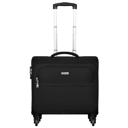 OPTIMA Small Cabin Luggage Premium Overnighter Cabin Trolley Luggage - 15inch optima-bags