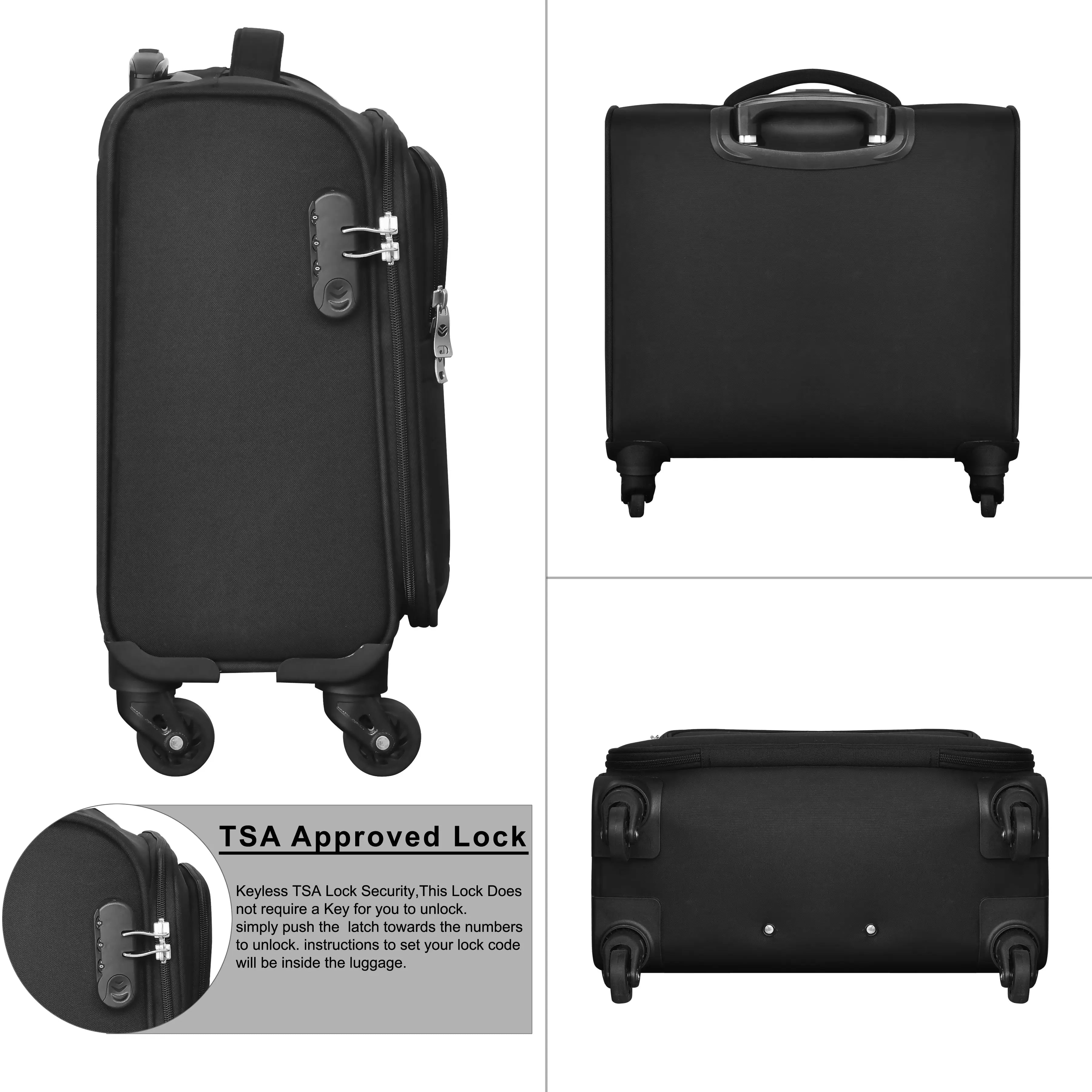 Small black online suitcase