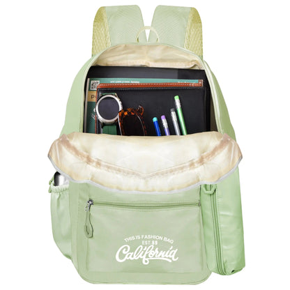 clouds love School Backpacks for Teen Girls - Laptop Backpacks 15.6 Inch College Cute Bookbag Anti Theft Women Casual Daypack (Green) optima-bags