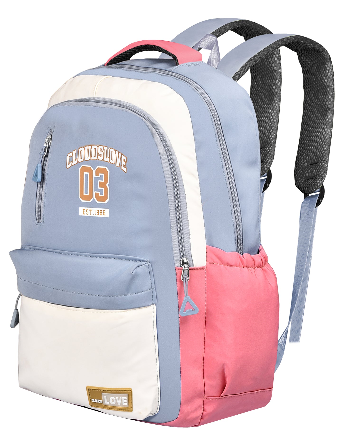 Clouds love Backpack for Girls,Cute, Colourful bags, Water Resistant and Lightweight.