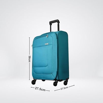 OPTIMA Prion Softside Expandable Roller Luggage (20 inch Colour -T.Blue)