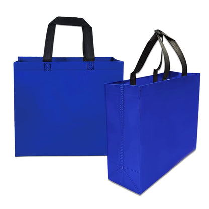 Optima Premium Large Gift Bags - 12 Pcs Blue Party Goodie Bags
