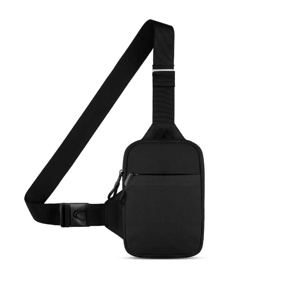 Optima Water-Resistant Sling Bag - Compact Crossbody for Travel & Fitness