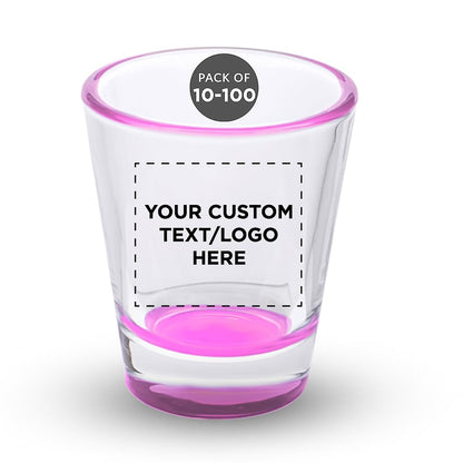 Optima Custom 1.75 oz Shot Glasses - Set of 100 for Events