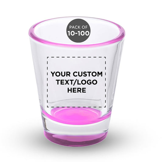 Optima Custom 1.75 oz Shot Glasses - Set of 100 for Events