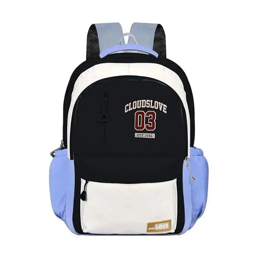 Clouds Love Right Backpack Cute, Colorful bags, Water Resistant and Lightweight(black ) Optima