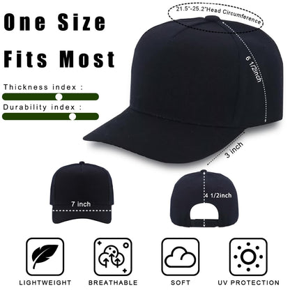 Optima Seamless Baseball Caps - 12 Pack, Adjustable & Breathable