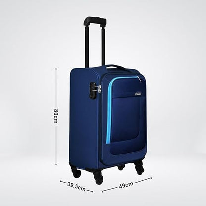 OPTIMA Prion Softside Expandable Roller Luggage (28 inch Colour -Blue)