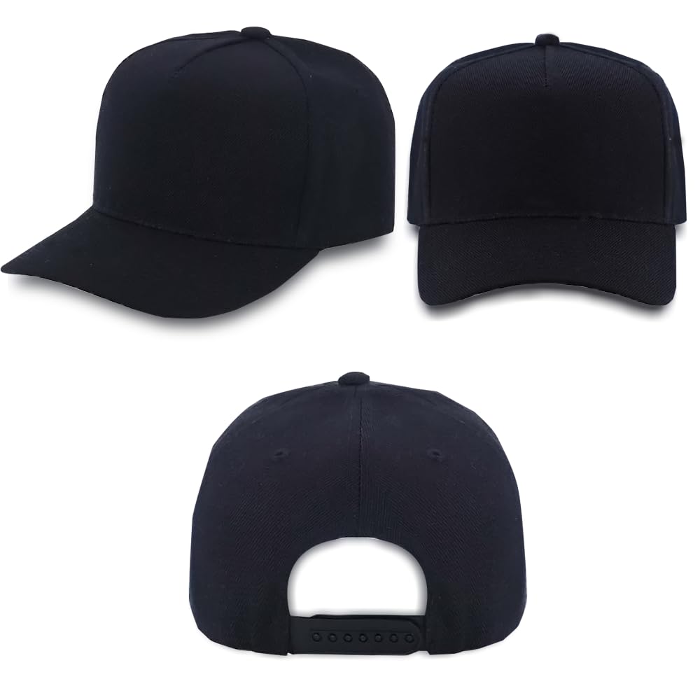 Optima Seamless Baseball Caps - 12 Pack, Adjustable & Breathable